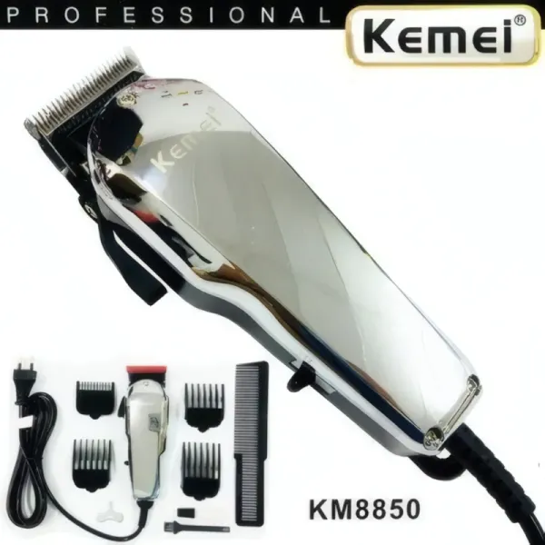 Tondeuse Filaire KEMEI KM-8850 pour Cheveux et Barbe