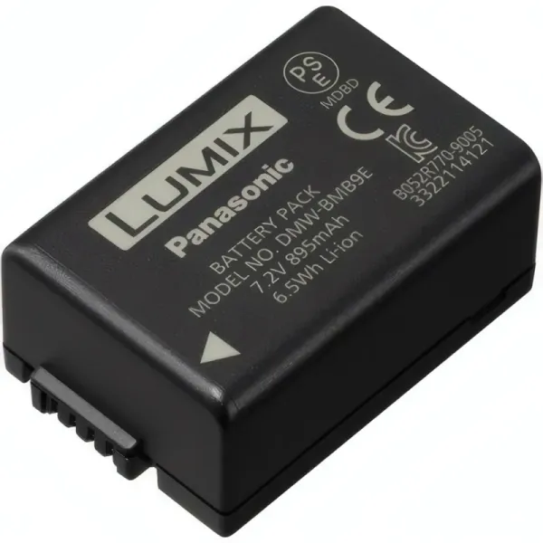 Batterie Lithium-Ion Panasonic DMW-BMB9 pour Appareils Lumix
