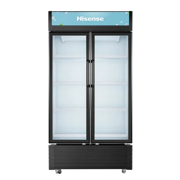 Refrigerateur Hisense Vertical 2 portes Vitrine Noir FL81WC