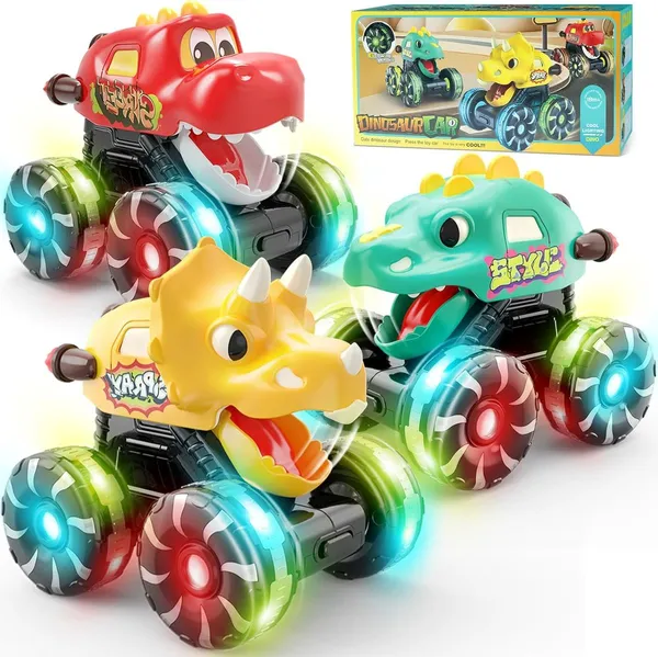 Voiture Dinosaure pour Enfants – Jouet Léger et Robuste