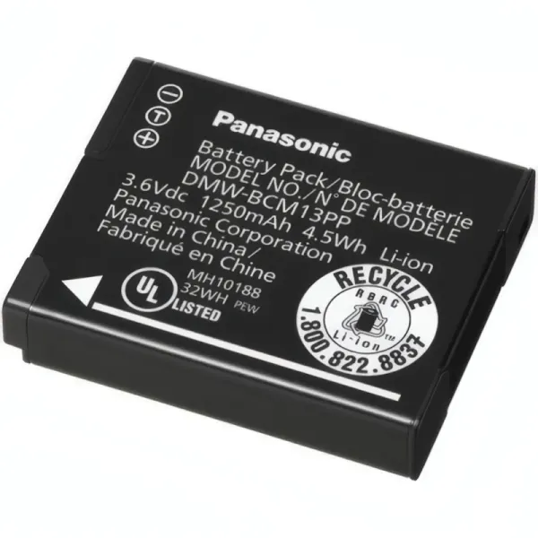 Batterie Lithium-Ion Panasonic DMW-BCM13 pour Appareils Photo