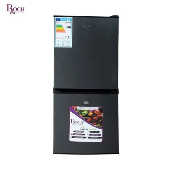 Refrigerateur Roch Combine 2TIROIRS Gris RFR145DBW