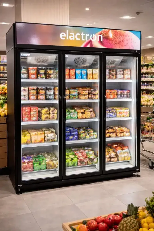 Réfrigérateur Elactron Vitrine Vertical 3 Portes 1600L ELSWC-238GM