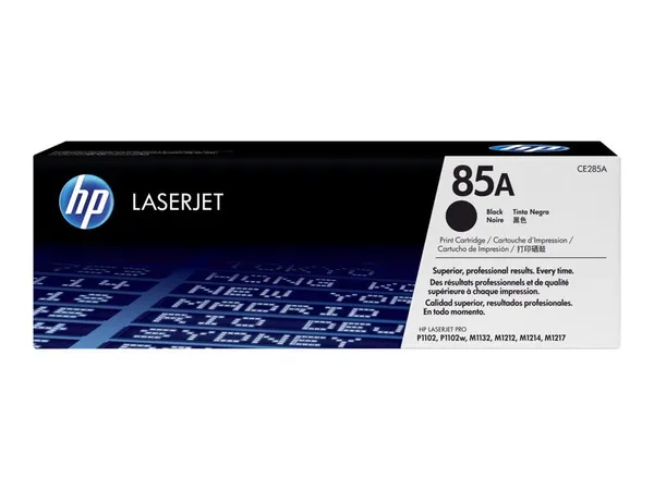 Toner HP 85A noir original (CE285A), 1 600 pages