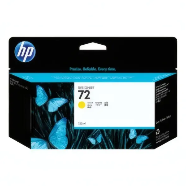 Cartouche d'Encre Jaune HP 72 (C9373A) - 130ml
