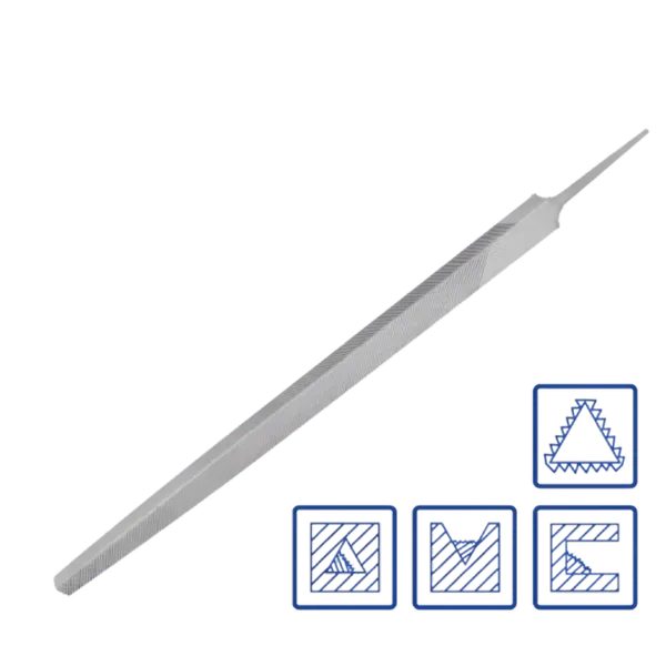 Lime Triangulaire en Acier T12
