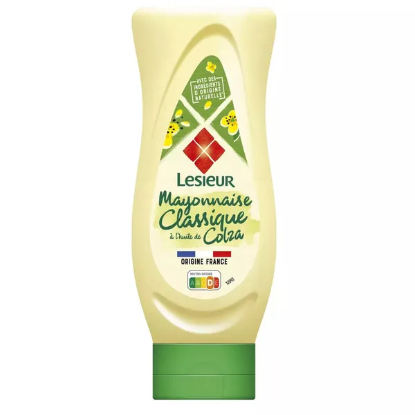 Mayonnaise pointe de moutarde LESIEUR le flacon de 425 g