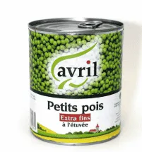 AVRIL - Petits pois très fins à l'étuvée - 800g