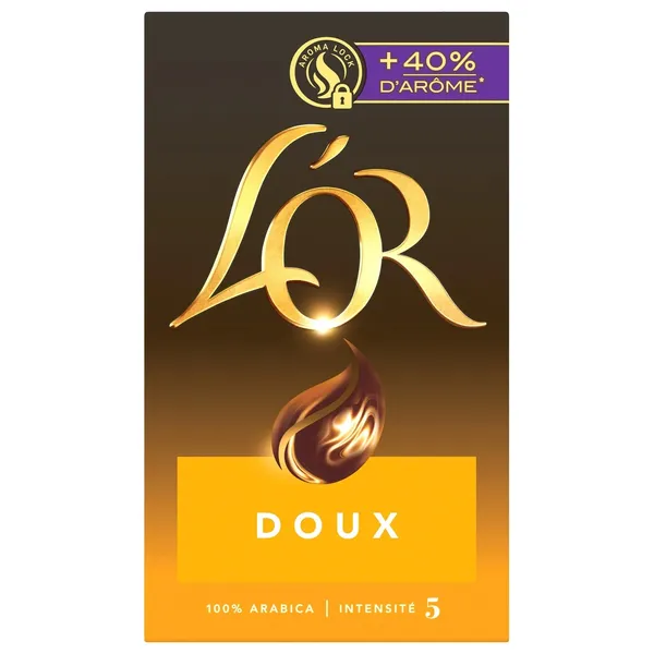DLC Proche Août - L'OR DOUX - Café moulu Intensite 5 - 250g