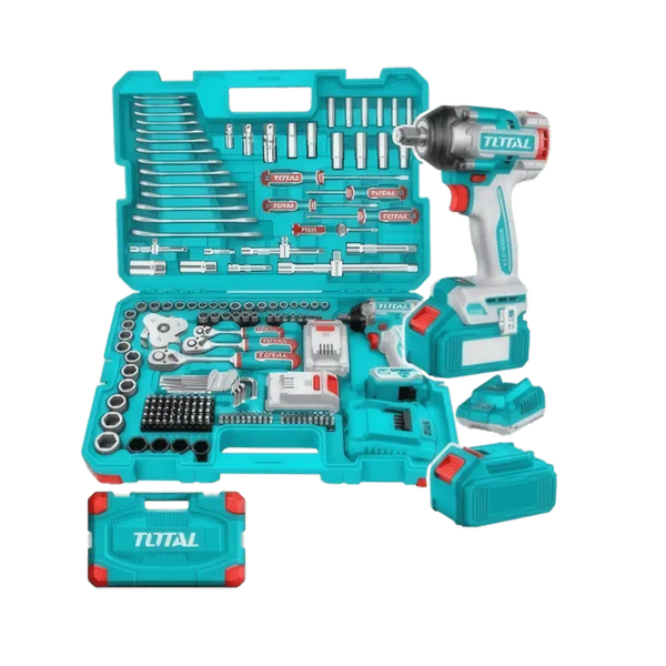 Kit de clé à chocs 20V 550 Nm comprenant 172 pièces