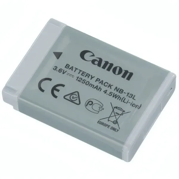 Batterie Lithium-Ion Canon NB-13L Rechargeable