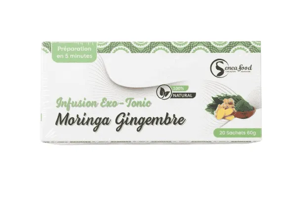 Senea Food – Infusion Exo Tonic Moringa & Gingembre – 20 Sachets de 60 g