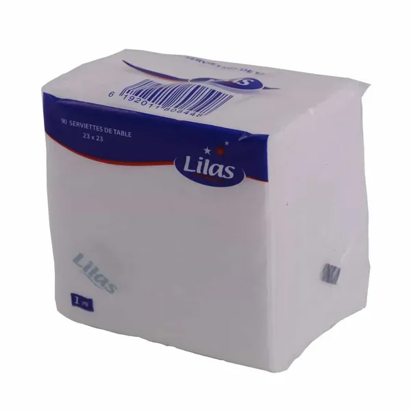 Lilas - Mouchoir 1 pli 30x30 cm