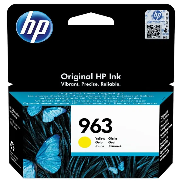 Cartouche d'encre HP 963 jaune (3JA25AE), 700 pages