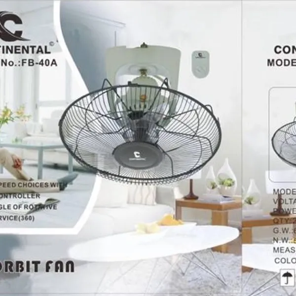 Ventilateur Continental Plafonier FB40A