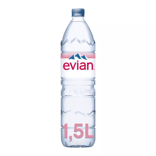 Evian - Bouteille d'eau minérale - 1,5L