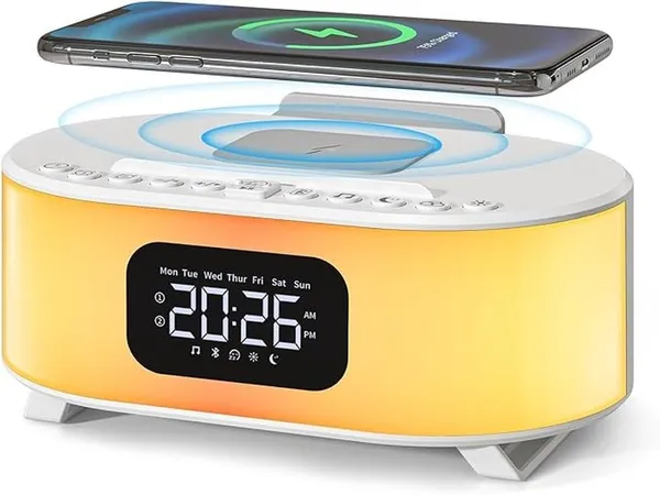 JUGENDCX - Réveil numérique avec station de charge USB