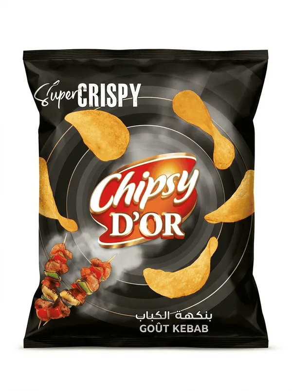 CHIPSY D’OR – Chips Goût Kebab - 12g