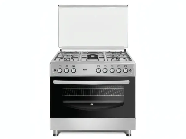 Cuisiniere Ferre 5FEUX 90X60 A Gaz Gris F9P50G2-DI