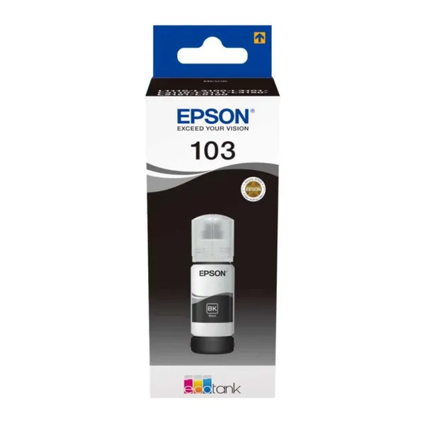 Bouteille d'encre Epson 103 noir (C13T00S14A), 65 ml, 4 500 pages