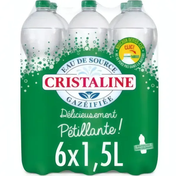 Pack Cristaline Petillante 1,5L