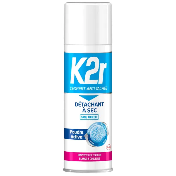 K2r – Poudre Active Détachant Textile à Sec Sans Auréole – 200 ml