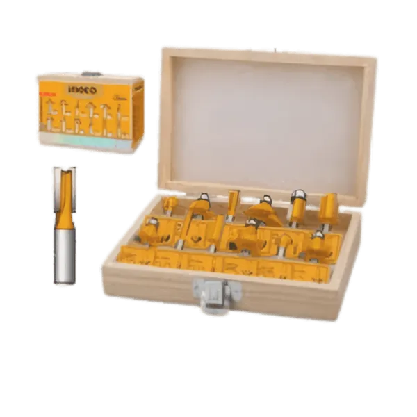 Coffret de 12 fraises pour défonceuse AKRT1201