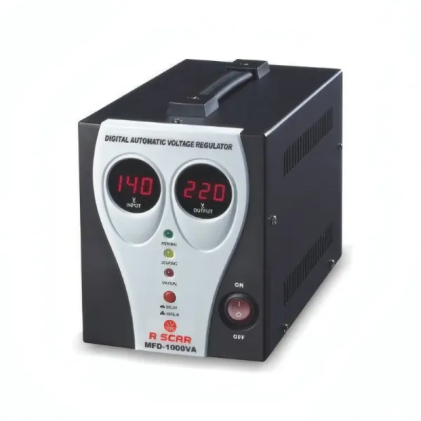 Régulateur de Tension Automatique R SCAR MFD-1000VA avec Affichage LED