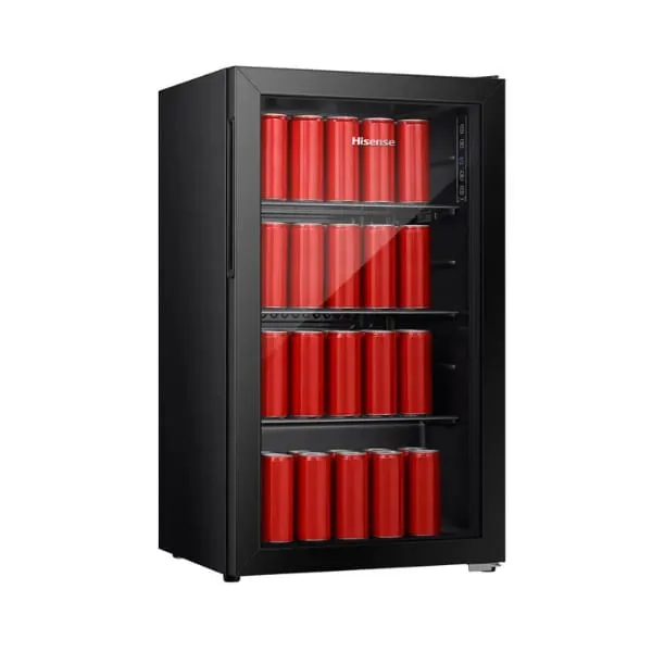 Refrigerateur Hisense Bar Vitrine 1 Porte 94LITRES RJ12D4NX