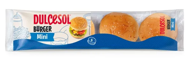 Dulcesol - Mini Pain Burger Avec Sésame - 8 Pièces