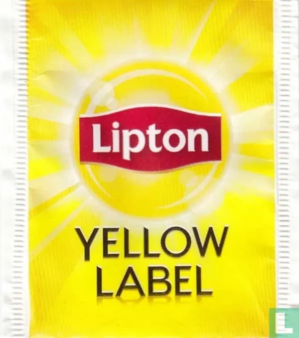 Lipton Yellow Label – Thé Noir en Sachets - Boîte de 10