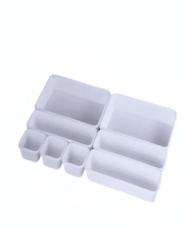 Ensemble de rangement de tiroirs, diviseurs de tiroirs, pour la cuisine & la salle de bain