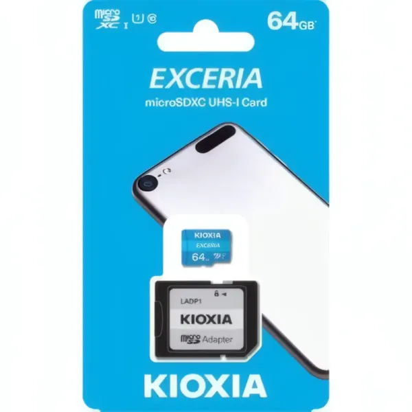 Carte Mémoire MicroSDHC Kioxia Exceria 64GB UHS-I