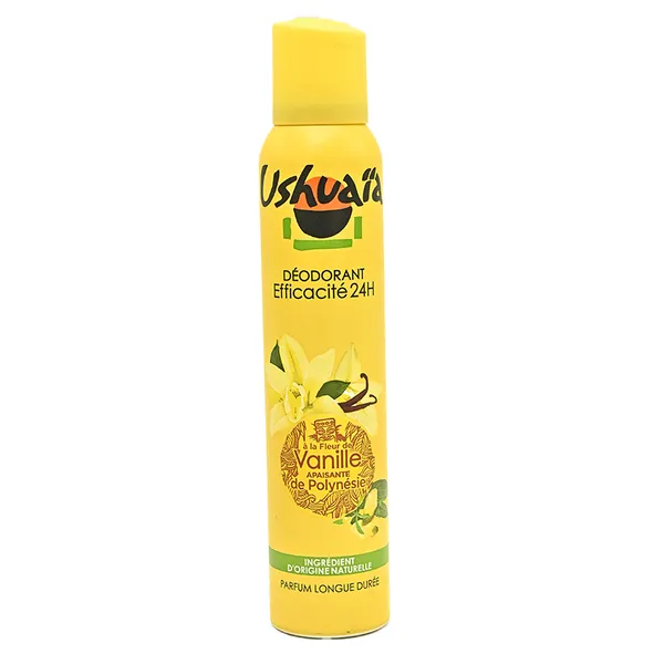 UshuaÏa déodorant à la fleur de vanille apaisante de Polynésie 200ml