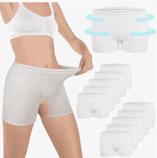 Culottes Post Accouchement, Culottes de Maternité Jetables, Slip Jetable Maternité, 10 pièces