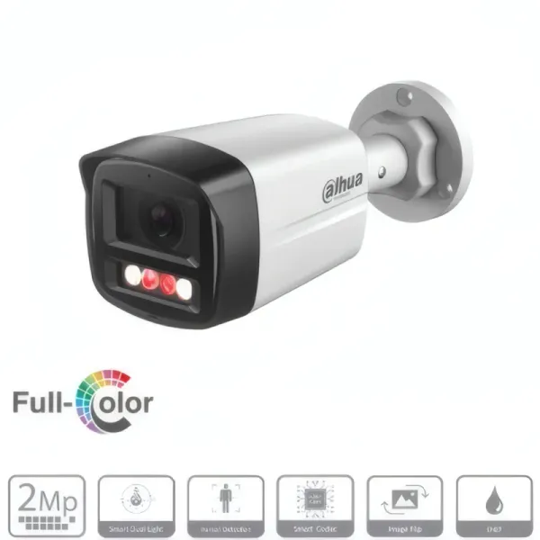 Caméra IP Dahua DH-IPC-HFW1239TL1-A-IL - 2MP Full Color
