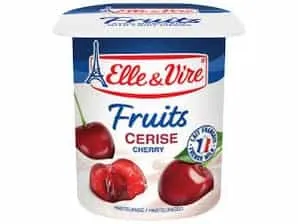 Elle & Vire - Yaourt dessert lacté à la cerise - 125G