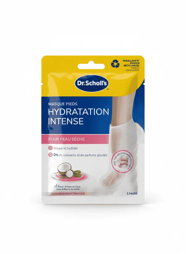 SCHOLL – Masque Pieds Nourrissant à l’Huile de Noix de Coco