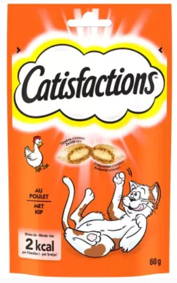 CATISFACTIONS – Friandises pour Chat au Poulet - 60g