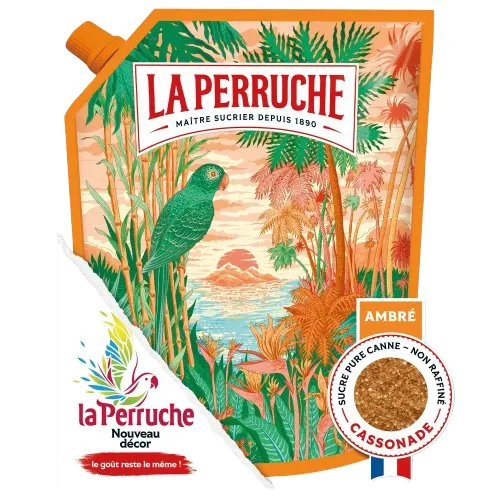 LA PERRUCHE - Sucre Roux en Poudre Pure Canne - 750 g