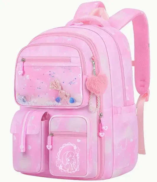 Sac à Dos Rose Élégant – Grande Capacité et Léger