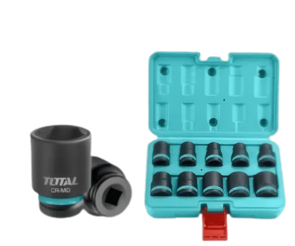 Coffret de 10 douilles à choc 1/2" en acier CrMo