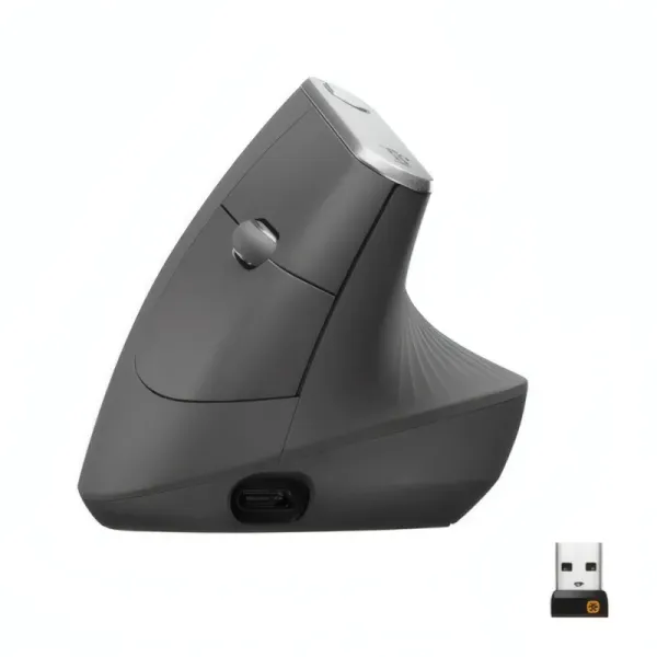 Logitech MX Vertical Souris sans fil ergonomique - droitier - capteur laser 4000 dpi - 4 boutons
