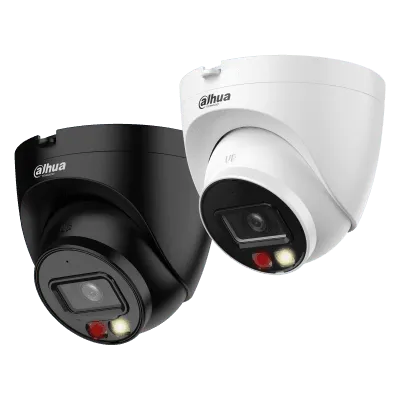 Dahua - Oeil Caméra IP Dôme Fixe Intérieure 8 MP Dual Light Full couleur Avec Microphone intégré, IPC-HDW2849T-S-IL