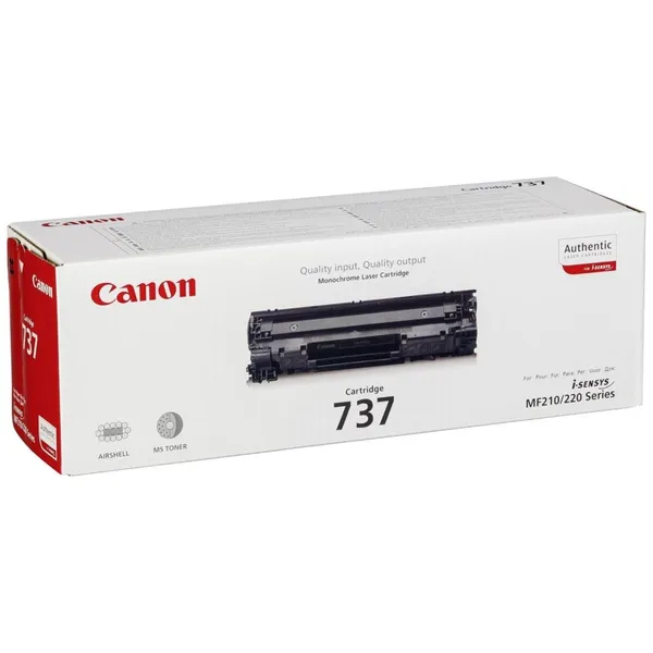 Toner Canon 737 noir original (9435B002), 2 400 pages