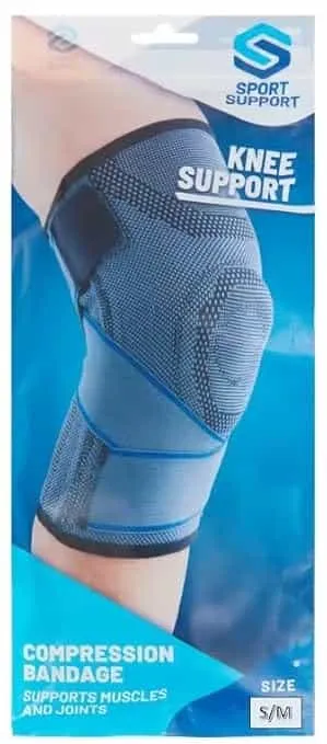 SPORT SUPPORT - Genouillère - Gris