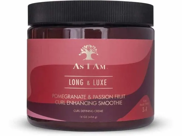 AS I AM - LONG AND LUXE - Smoothie crème définissante boucles à la grenade & fruit de la passion - 454g