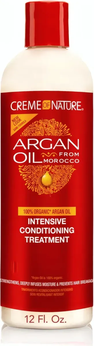 CREME OF NATURE – Soin Revitalisant Intensif à l’Huile d’Argan du Maroc – 354ml