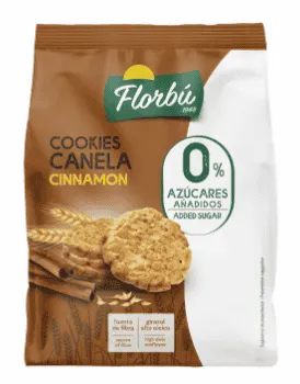 Florbu - Mini Cookies Cannelle Sans Sucre - 130 g