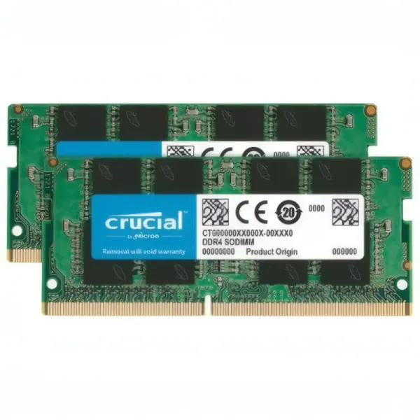 Mémoire RAM Crucial 32GB DDR4-3200 SODIMM pour Laptop